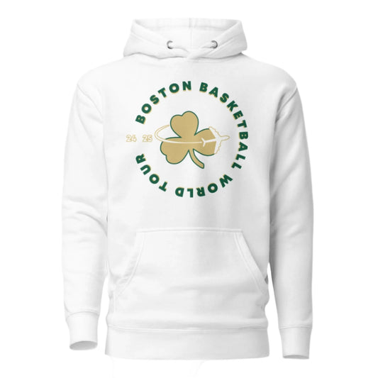 White Celtics World Tour Hoodie